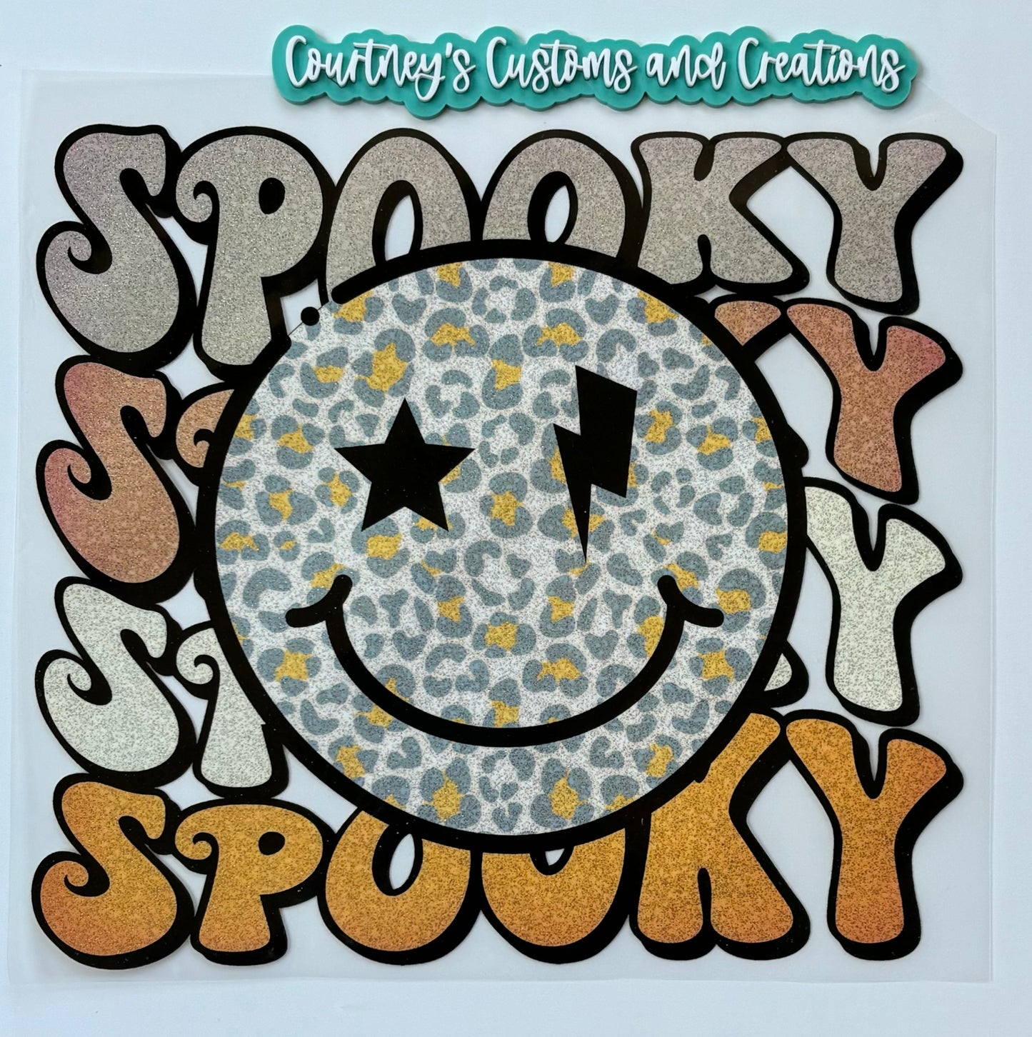 Spooky Smiley (glitter)