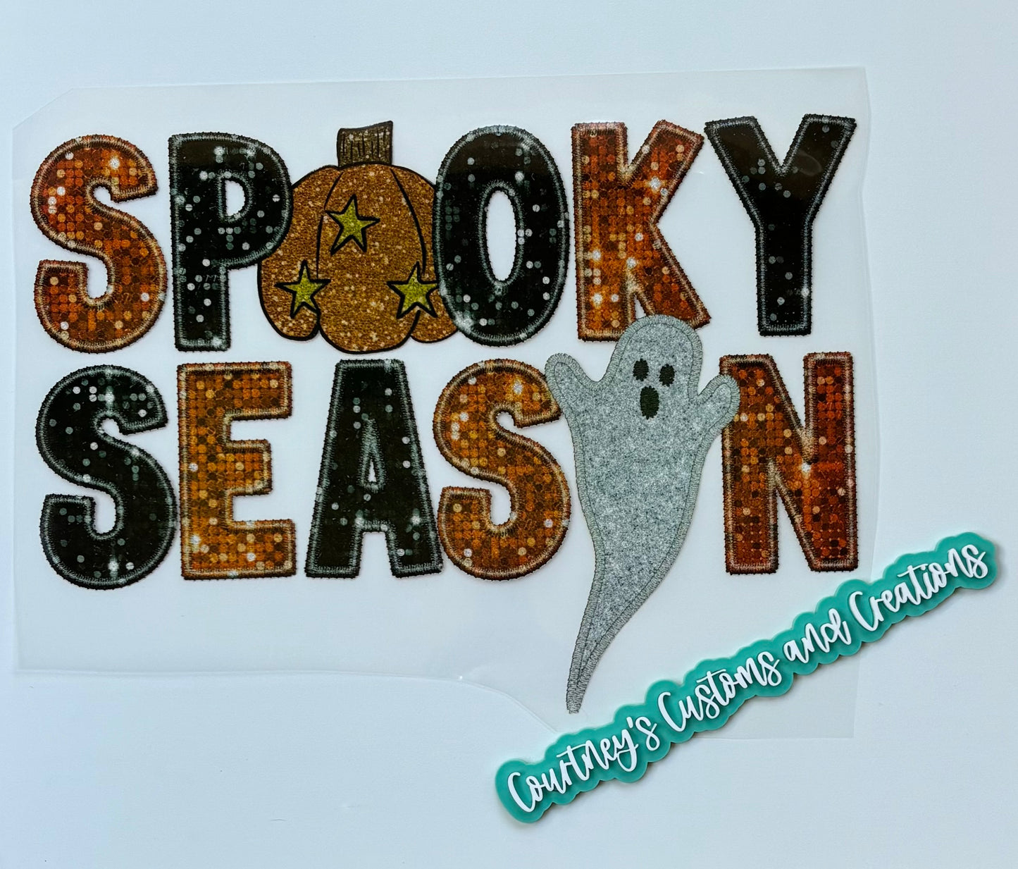 Spooky Season Ghost (glitter)