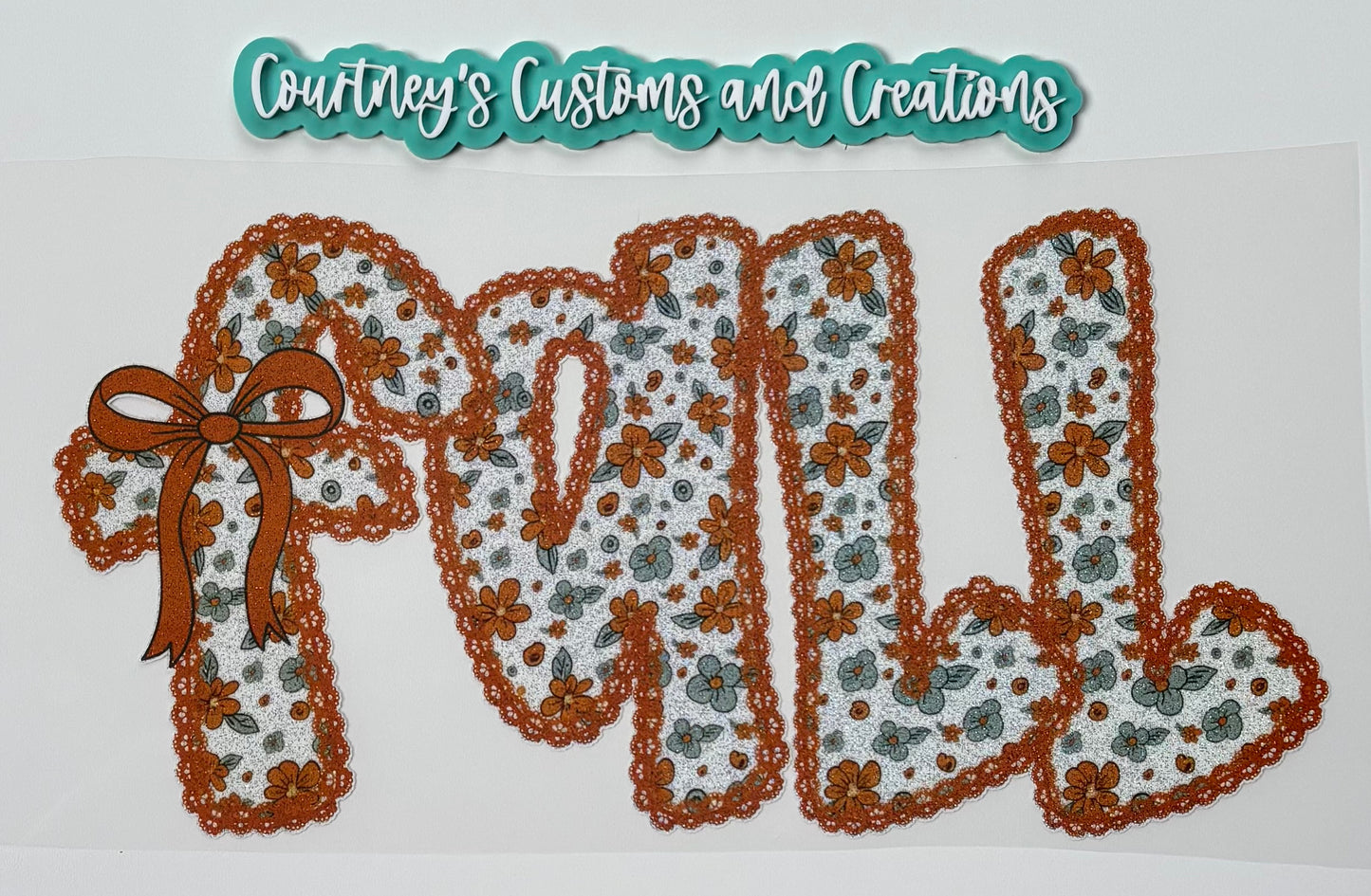 Fall Lace (Glitter)