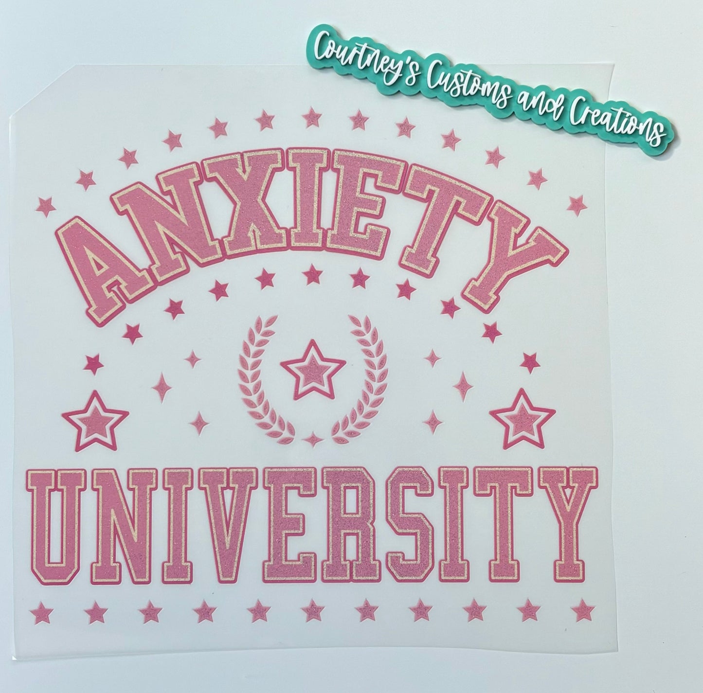 Anxiety University (glitter)