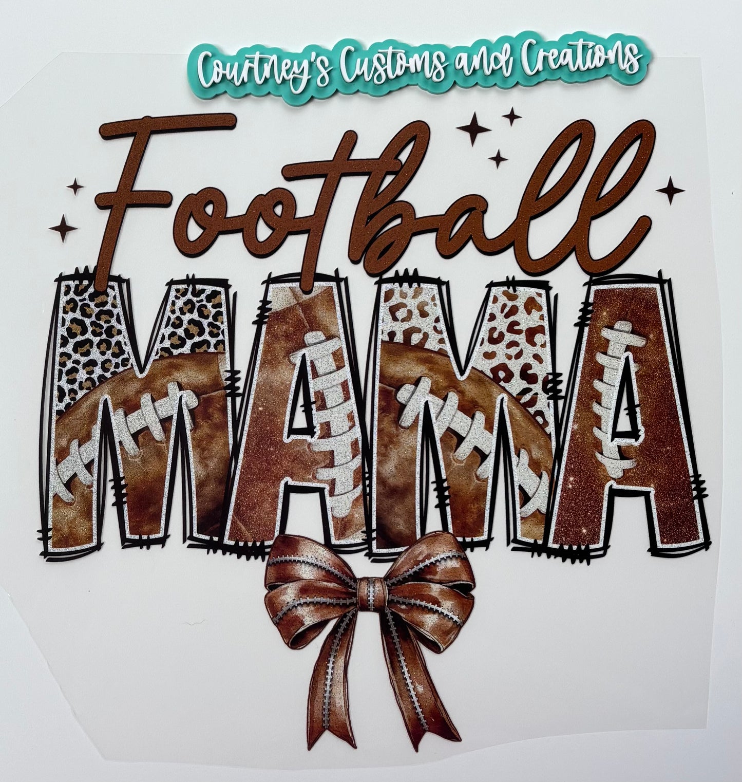 Football Mama (Glitter)