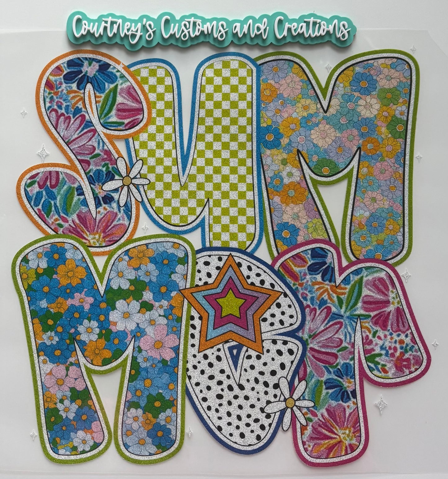 Floral Summer (Glitter)