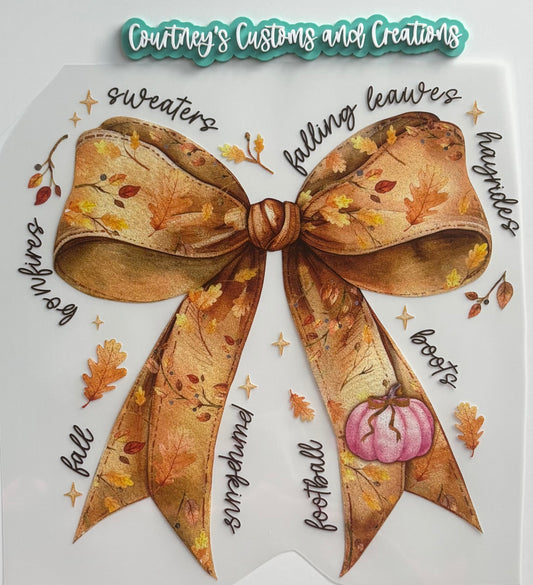 Fall Bow (Glitter)
