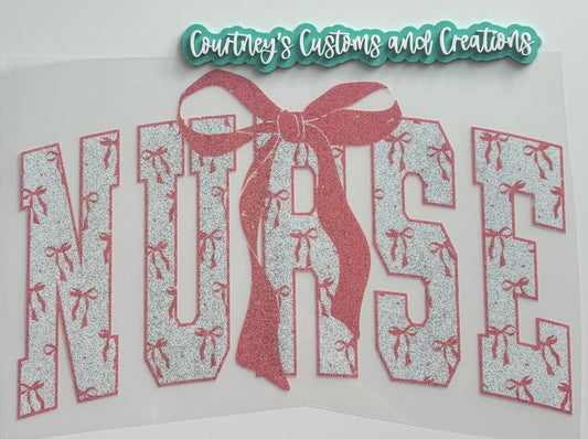 Bow Nurse (Glitter)
