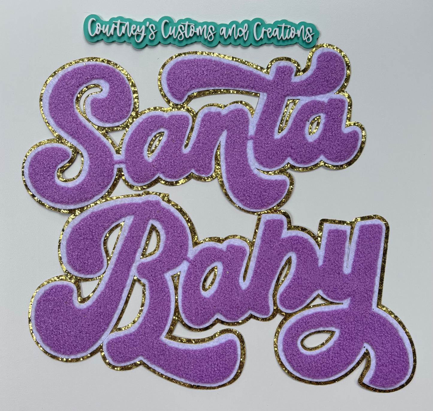 Purple Santa Baby Patch