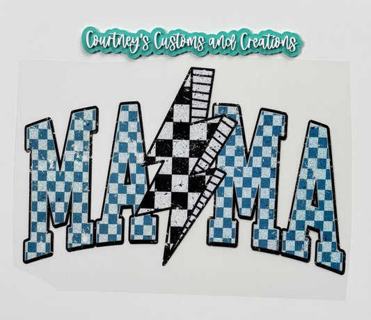 Mama Blue Bolt (Glitter)