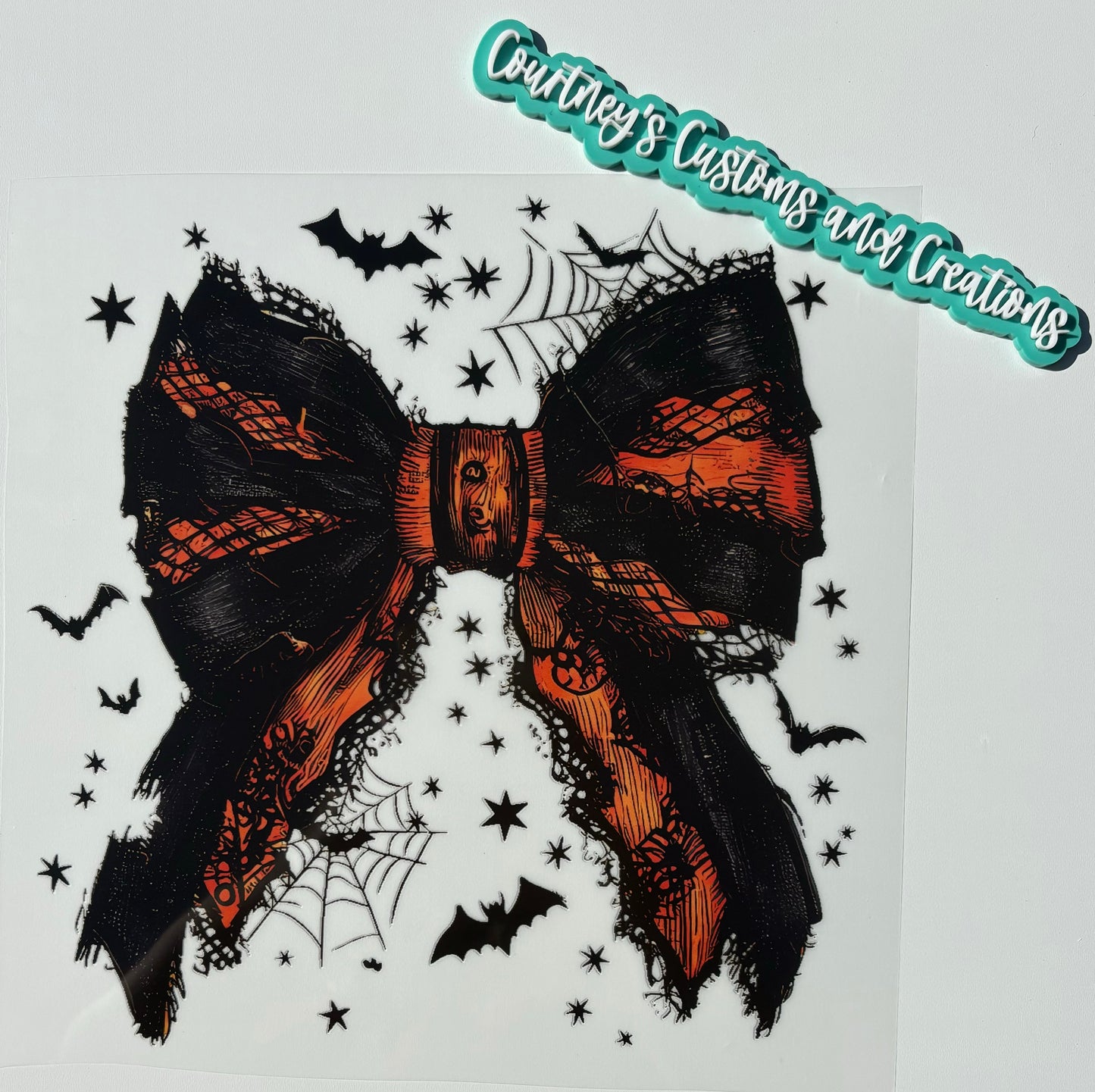 Halloween Lace Bow