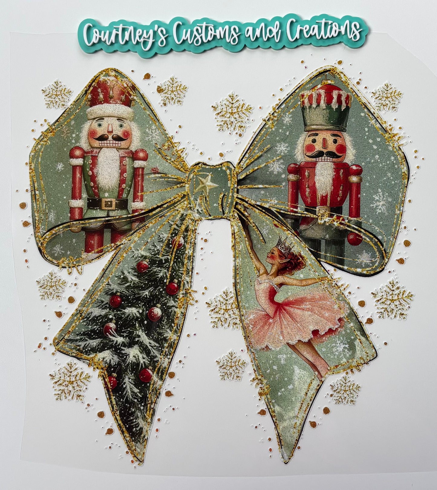 Nutcracker Bow (Glitter)