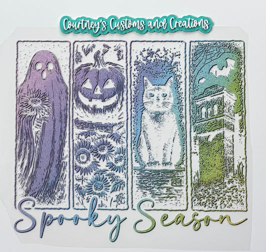 Spooky Season Vintage Neon (Glitter)