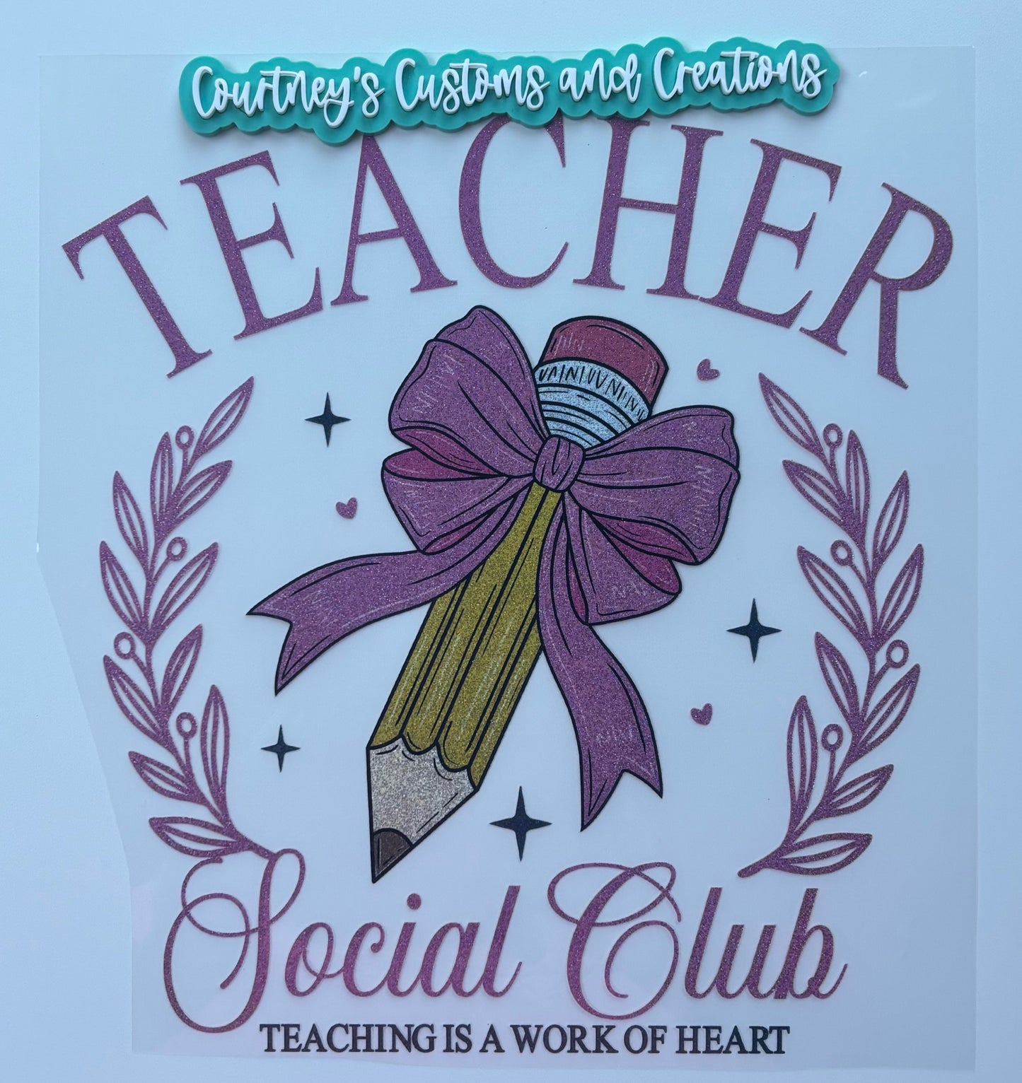 Teacher Social Club (glitter)