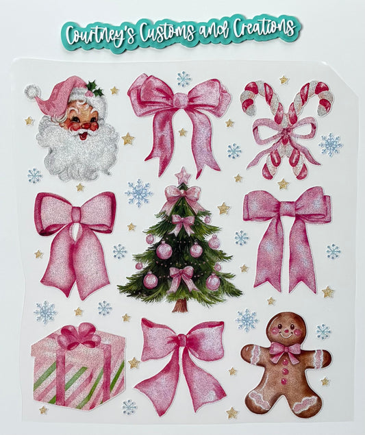 Pink Santa Coquette (Glitter)