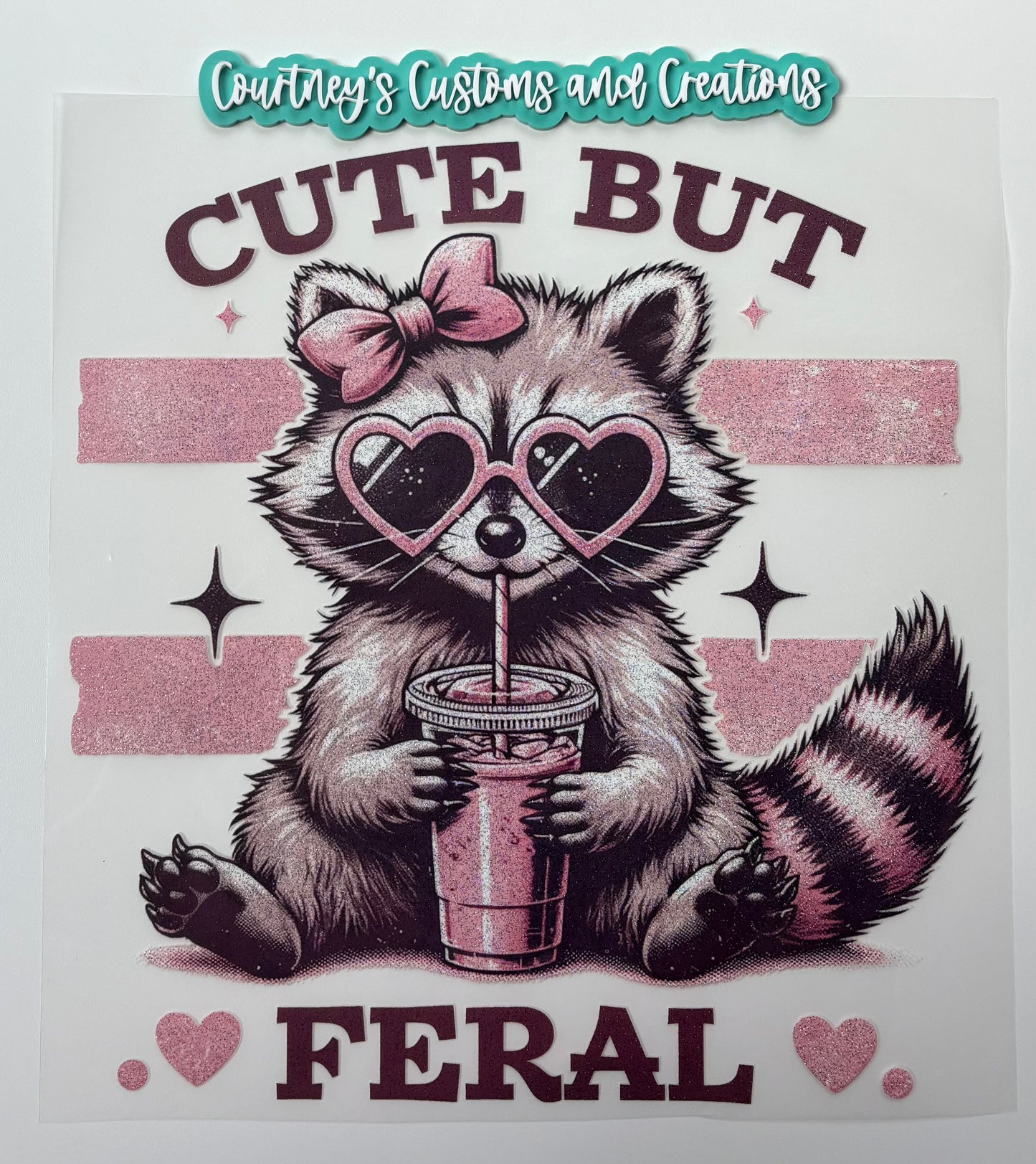 Cute But Feral (Glitter)