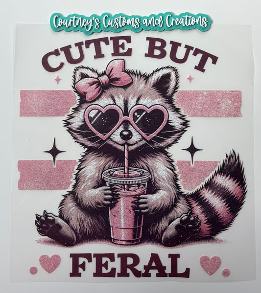 Cute But Feral (Glitter)