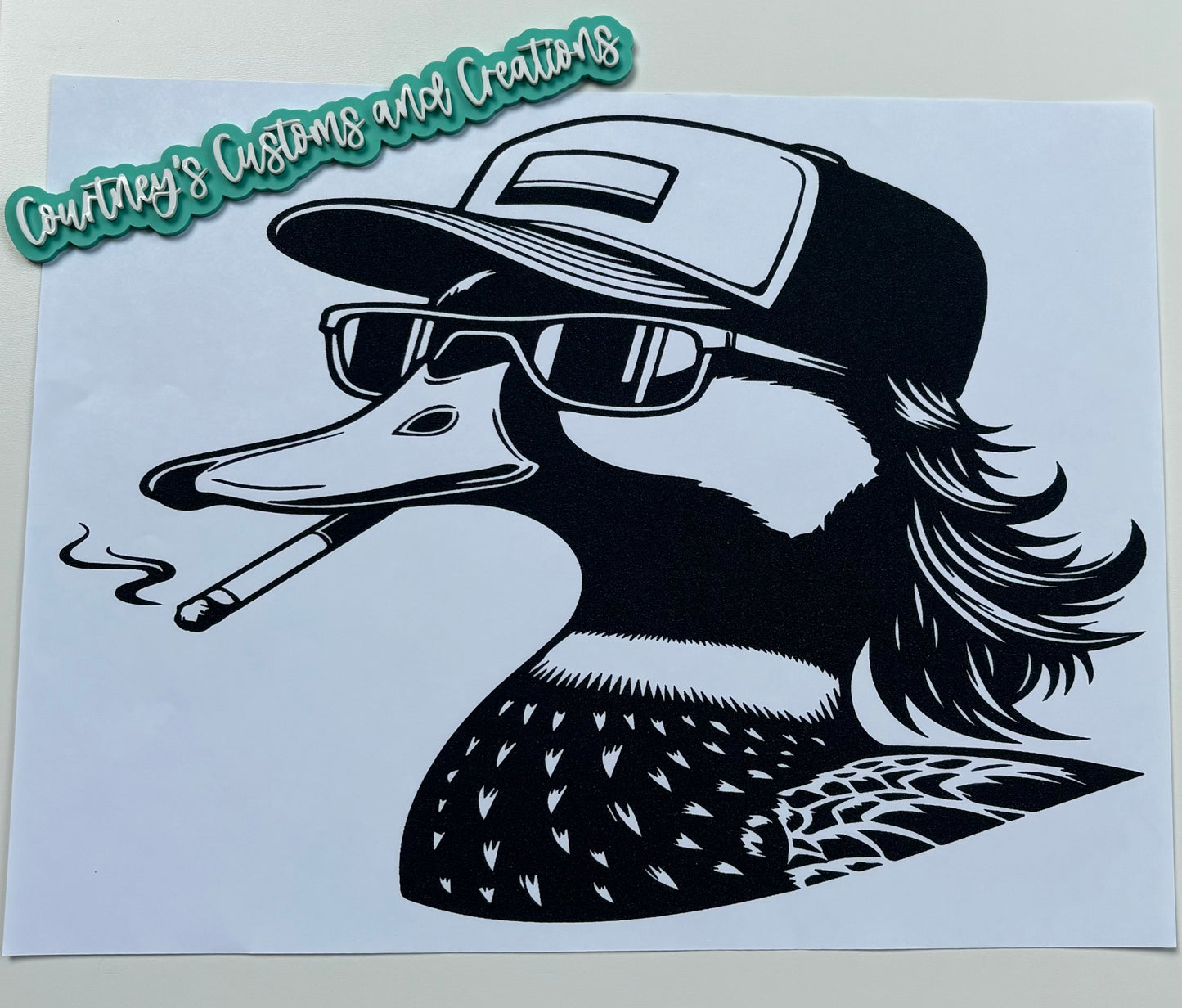 Smoking Duck