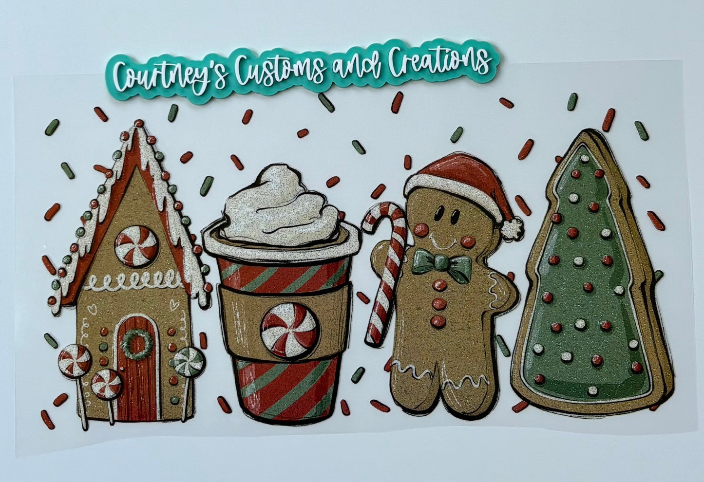 Gingerbread Cookies (glitter)