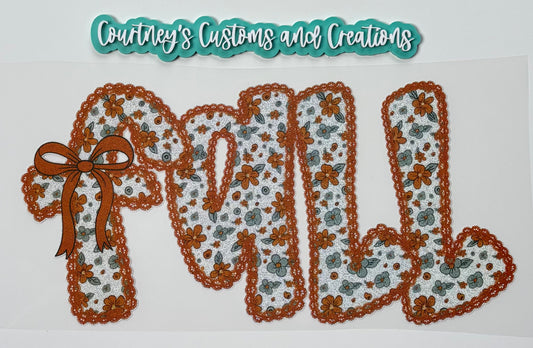 Fall Lace (Glitter)