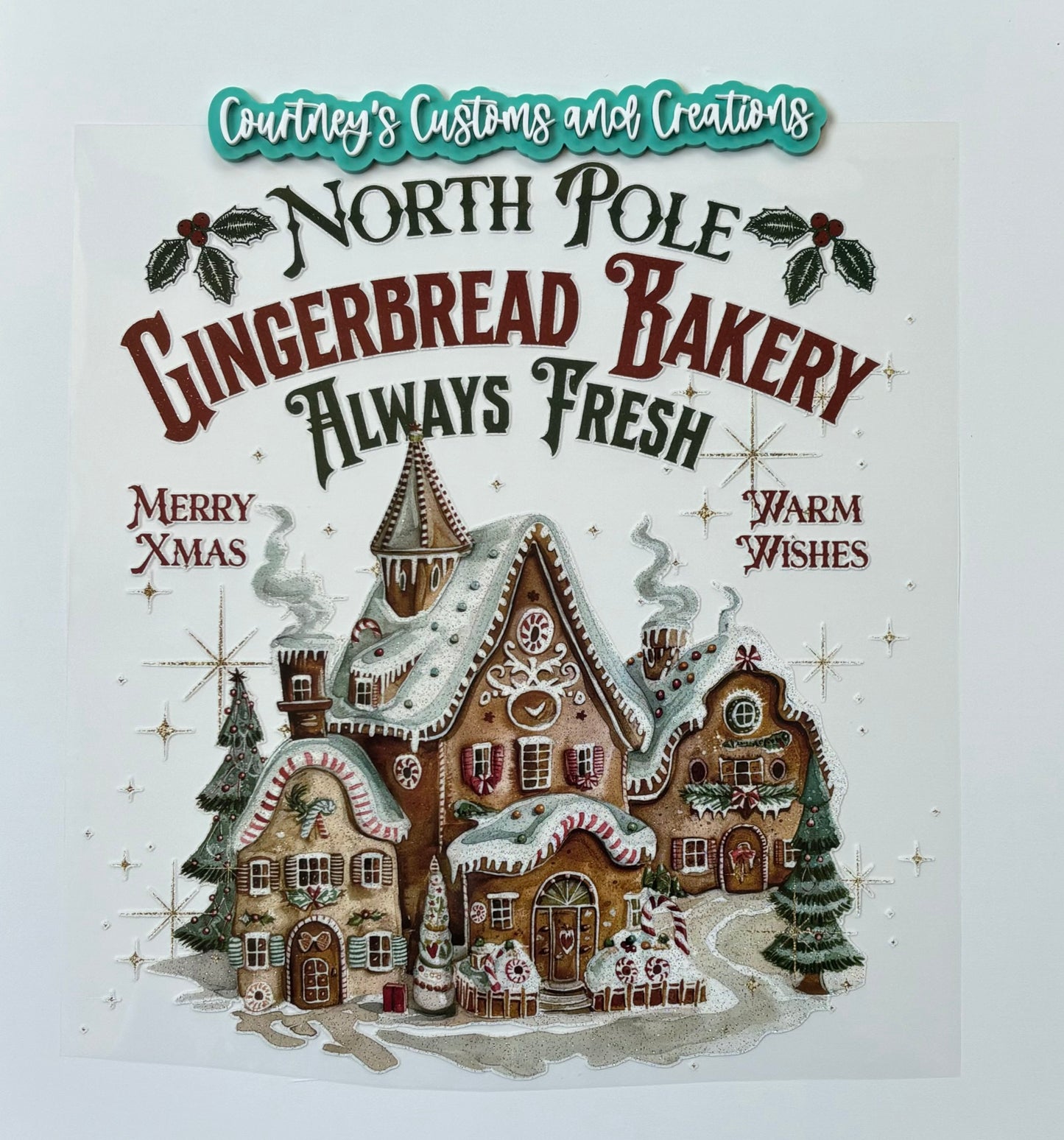 Gingerbread Bakery (glitter)