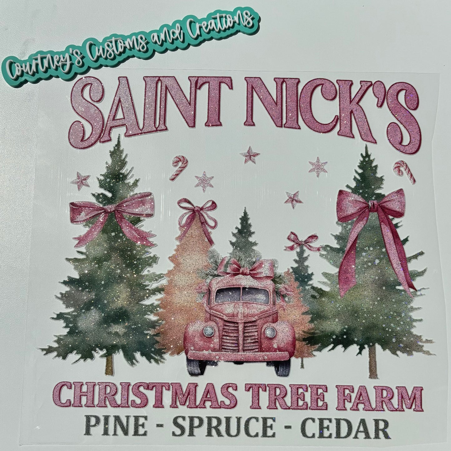 Saint Nick’s Christmas Tree Farm (glitter)