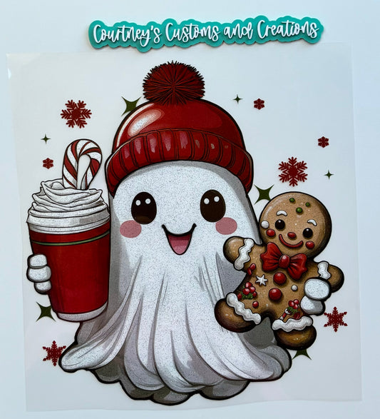 Christmas Ghost (glitter)