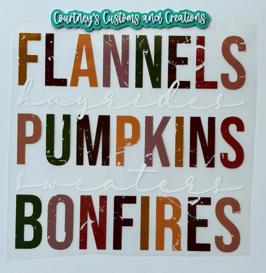 Flannels, Pumpkins & Bonfires