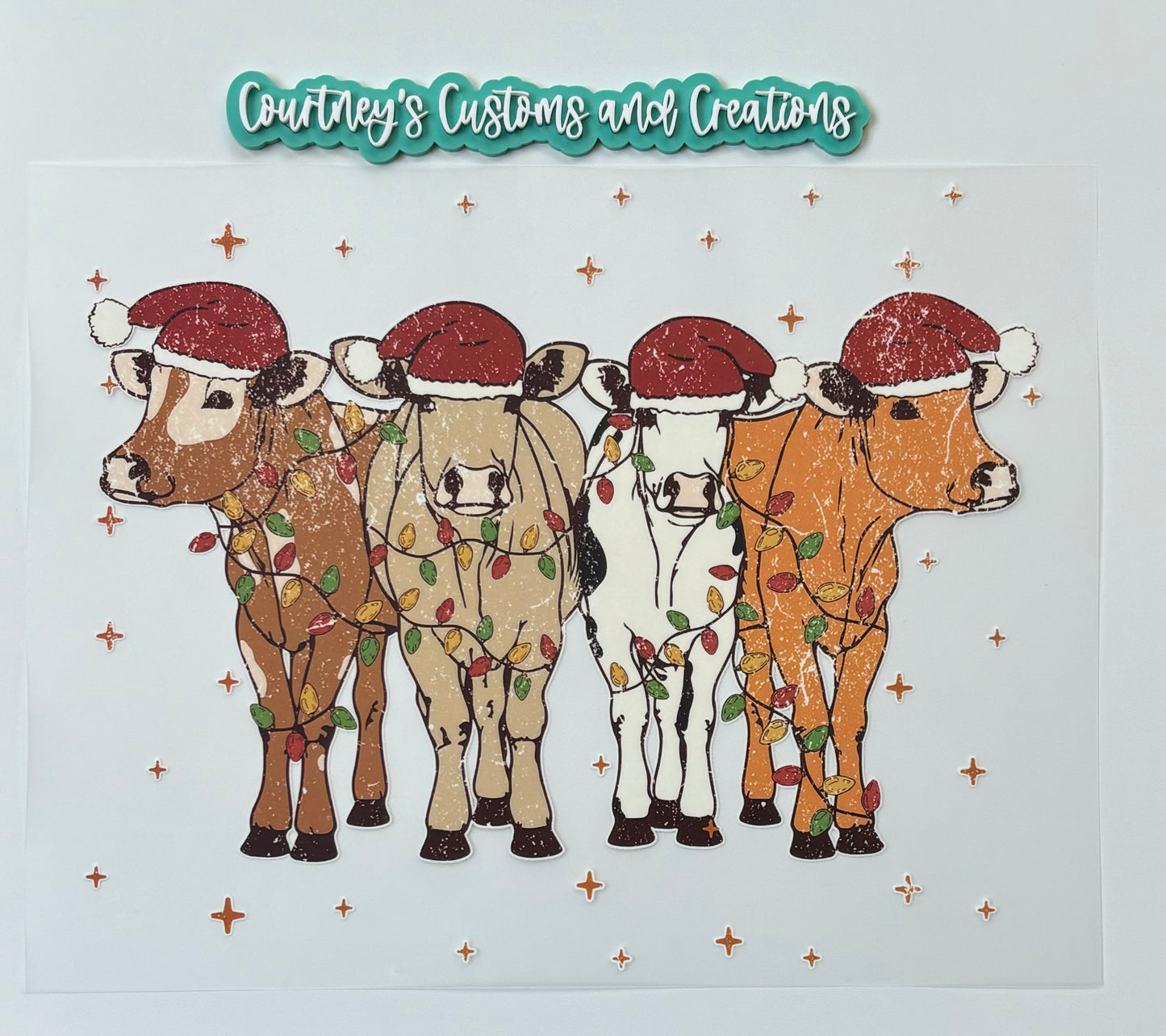 Christmas Cows