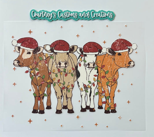 Christmas Cows