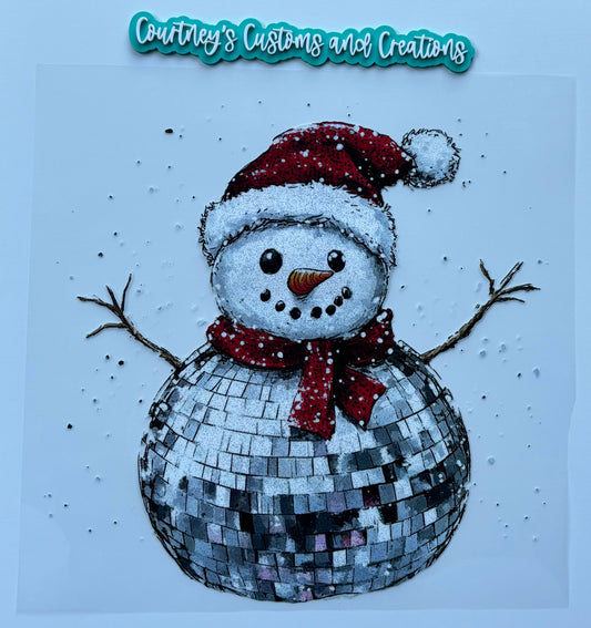 Snowman Disco (glitter)