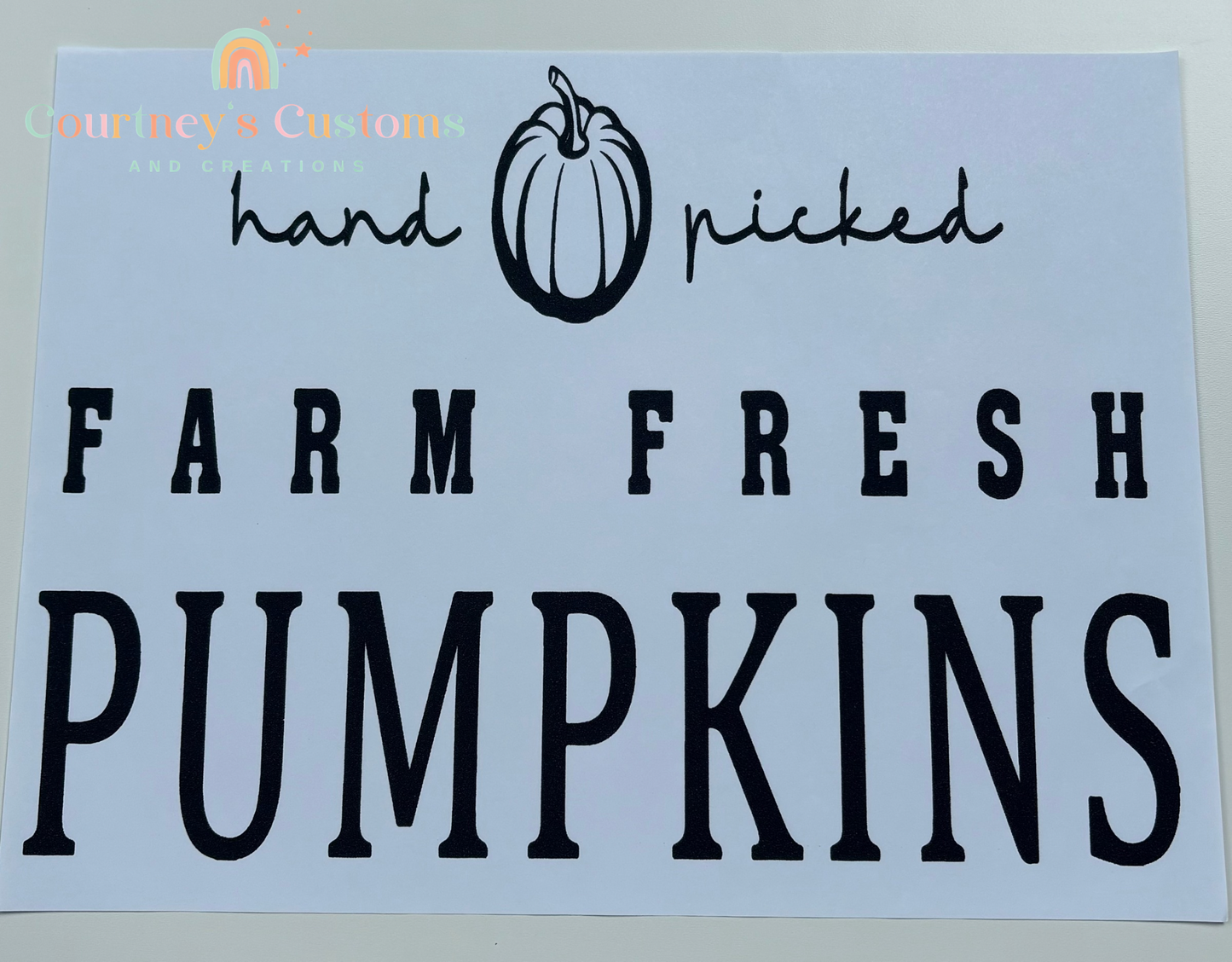 Farm Fresh Pumpkins