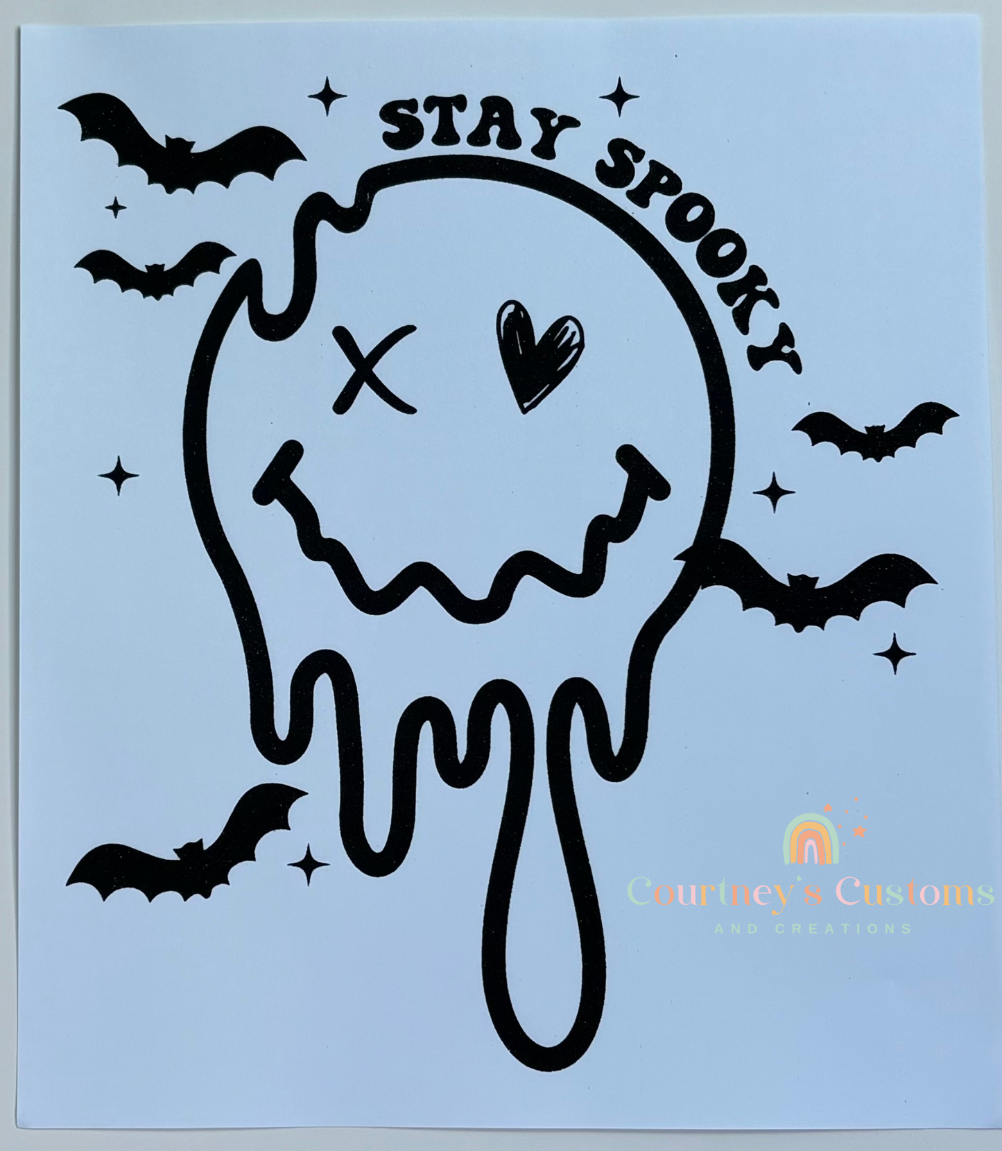 Stay Spooky Drip Smiley