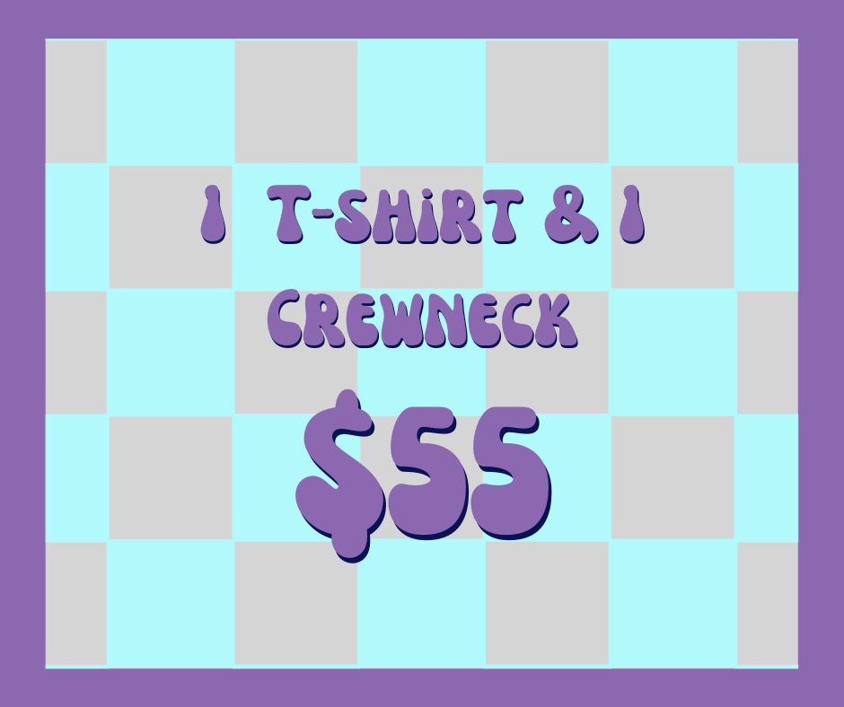 Build Live, 1 T-shirt & 1 Crewneck